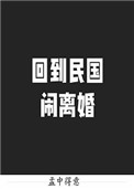 《回到民国闹离婚》封面