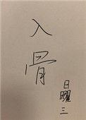 《入骨》封面
