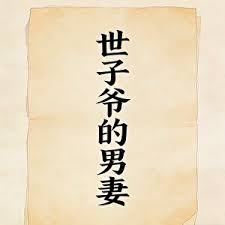 《世子爷的男妻》封面